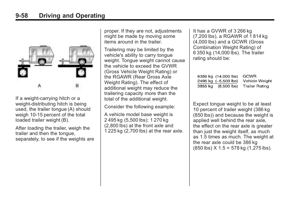58 driving and operating | Saturn 2010 VUE User Manual | Page 262 / 398
