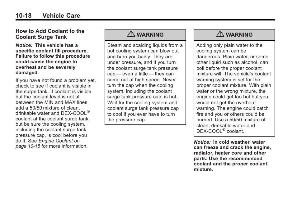 Saturn 2010 VUE User Manual | Page 284 / 398