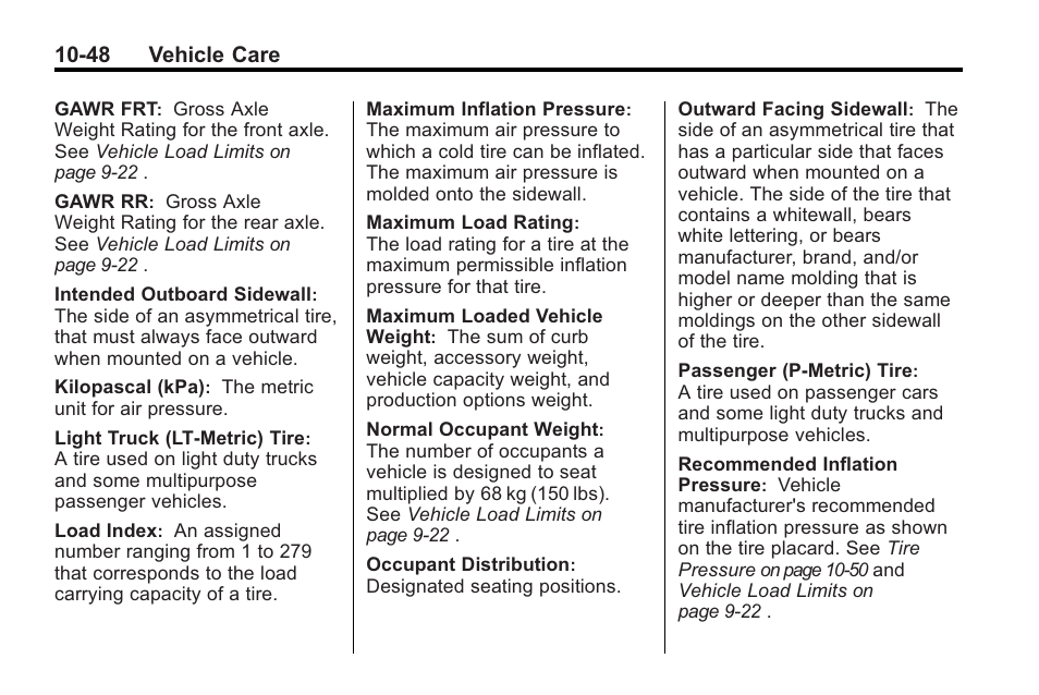 Saturn 2010 VUE User Manual | Page 314 / 398