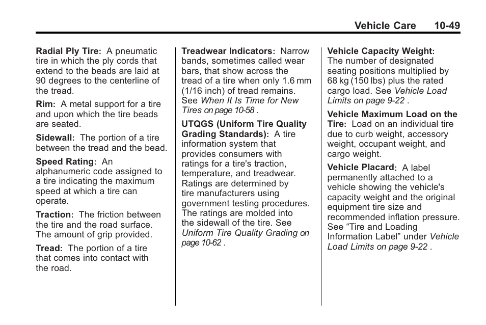 Saturn 2010 VUE User Manual | Page 315 / 398