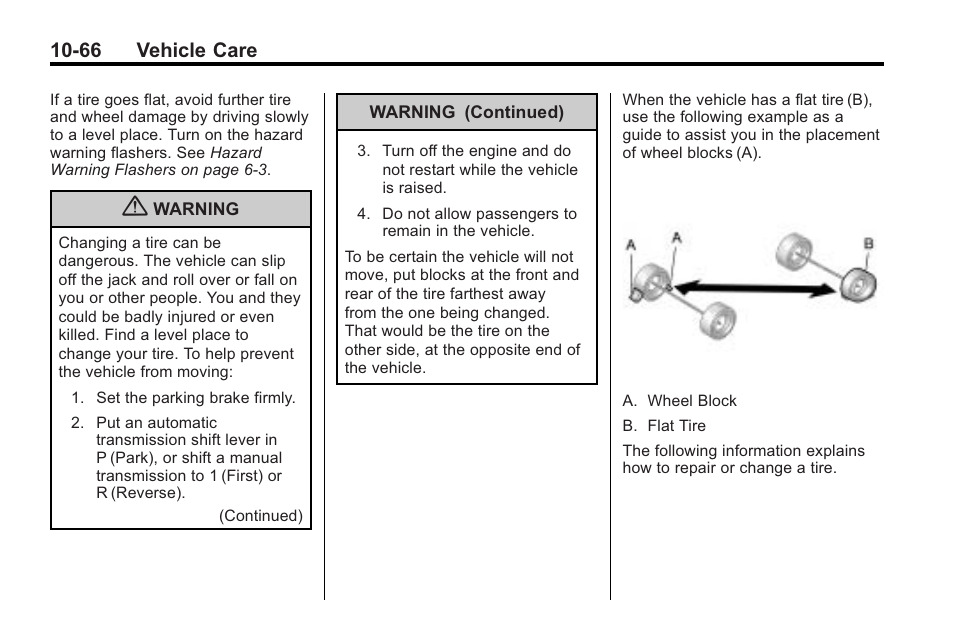 66 vehicle care | Saturn 2010 VUE User Manual | Page 332 / 398