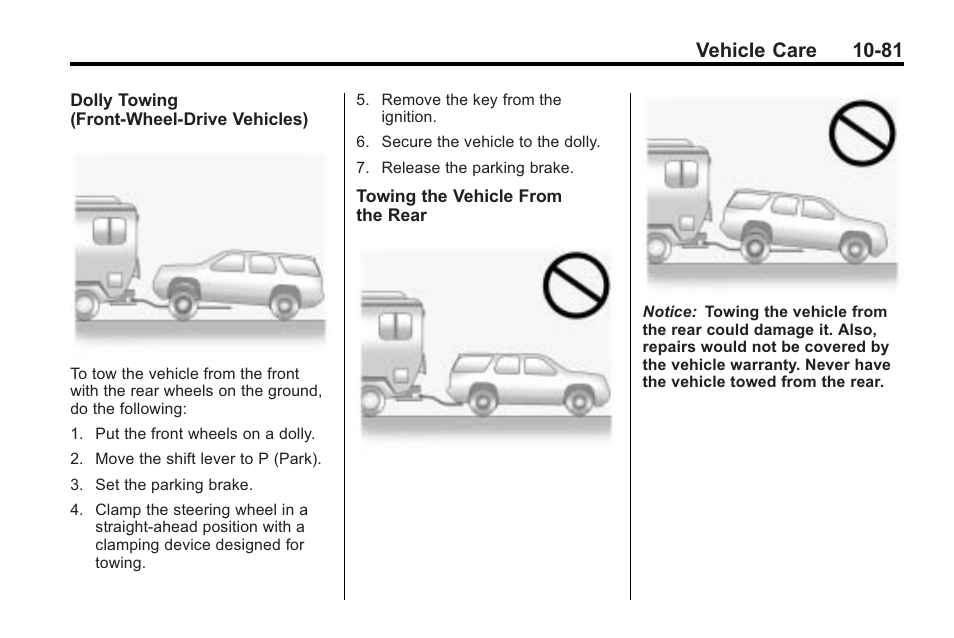 Vehicle care 10-81 | Saturn 2010 VUE User Manual | Page 347 / 398