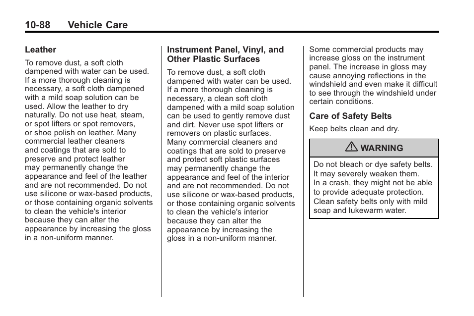 Saturn 2010 VUE User Manual | Page 354 / 398