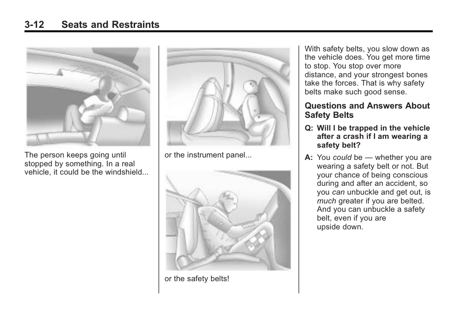 12 seats and restraints | Saturn 2010 VUE User Manual | Page 56 / 398
