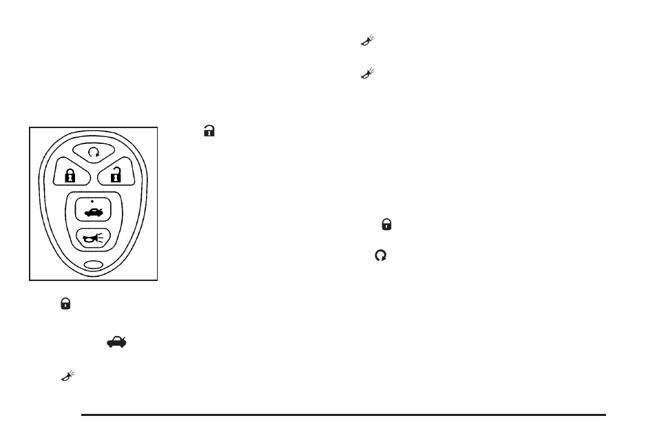 Remote keyless entry (rke) system, Remote vehicle start, Starting the vehicle | Saturn 2010 AURA User Manual | Page 10 / 428