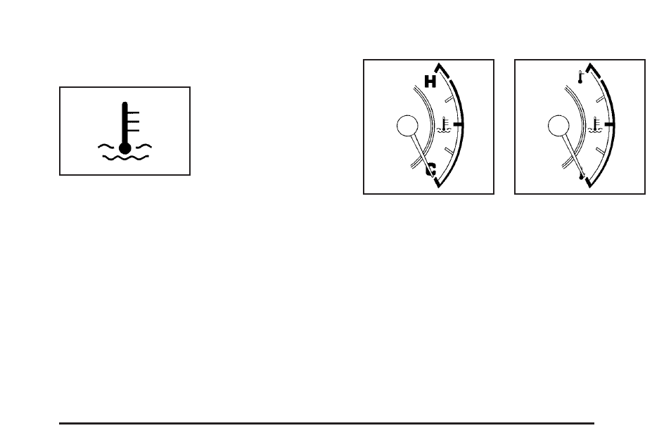 Engine coolant temperature warning light, Engine coolant temperature gage | Saturn 2010 AURA User Manual | Page 185 / 428