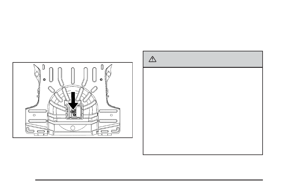 Tire sealant and compressor kit storage, Changing a flat tire, Warning | Saturn 2010 AURA User Manual | Page 344 / 428