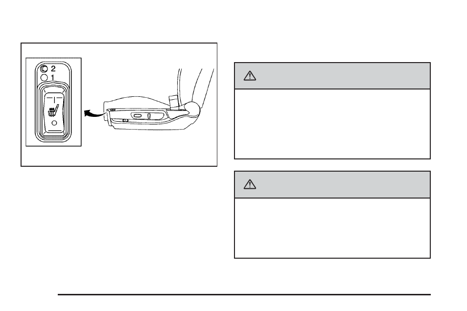 Heated seats, Reclining seatbacks, Heated seats -6 reclining seatbacks -6 | Warning | Saturn 2010 AURA User Manual | Page 38 / 428