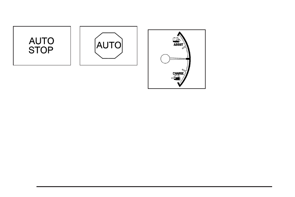 Auto stop mode, Charge/assist gage, Auto stop mode -36 charge/assist gage -36 | Saturn 2010 AURA Hybrid User Manual | Page 182 / 400