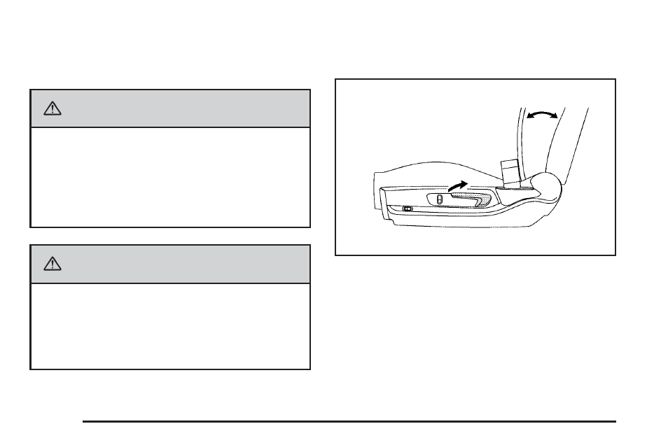 Reclining seatbacks, Reclining seatbacks -6, Warning | Saturn 2010 AURA Hybrid User Manual | Page 40 / 400