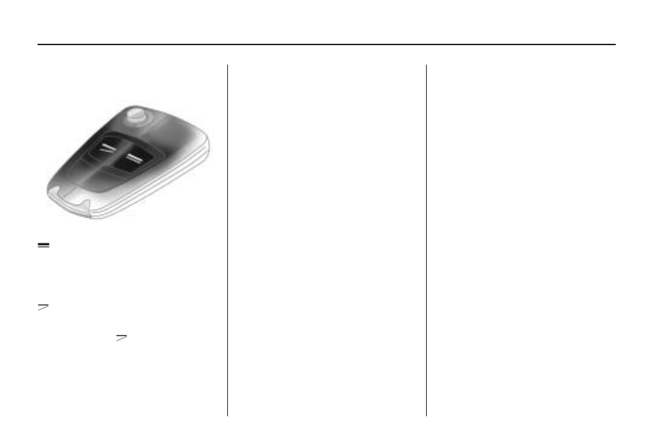 Remote keyless entry (rke) system operation, Remote keyless entry, Rke) system operation | 4 keys, doors and windows | Saturn 2009 ASTRA User Manual | Page 64 / 314