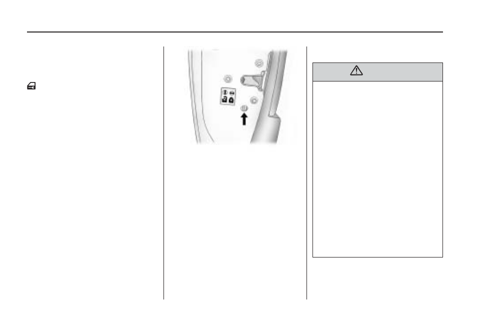 Power door locks, Rear door security locks, Liftgate | Rear door security, Locks | Saturn 2009 ASTRA User Manual | Page 66 / 314