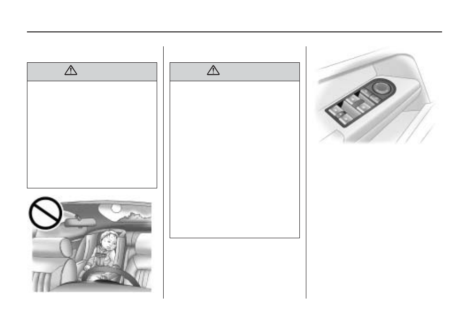 Windows, Power windows | Saturn 2009 ASTRA User Manual | Page 70 / 314