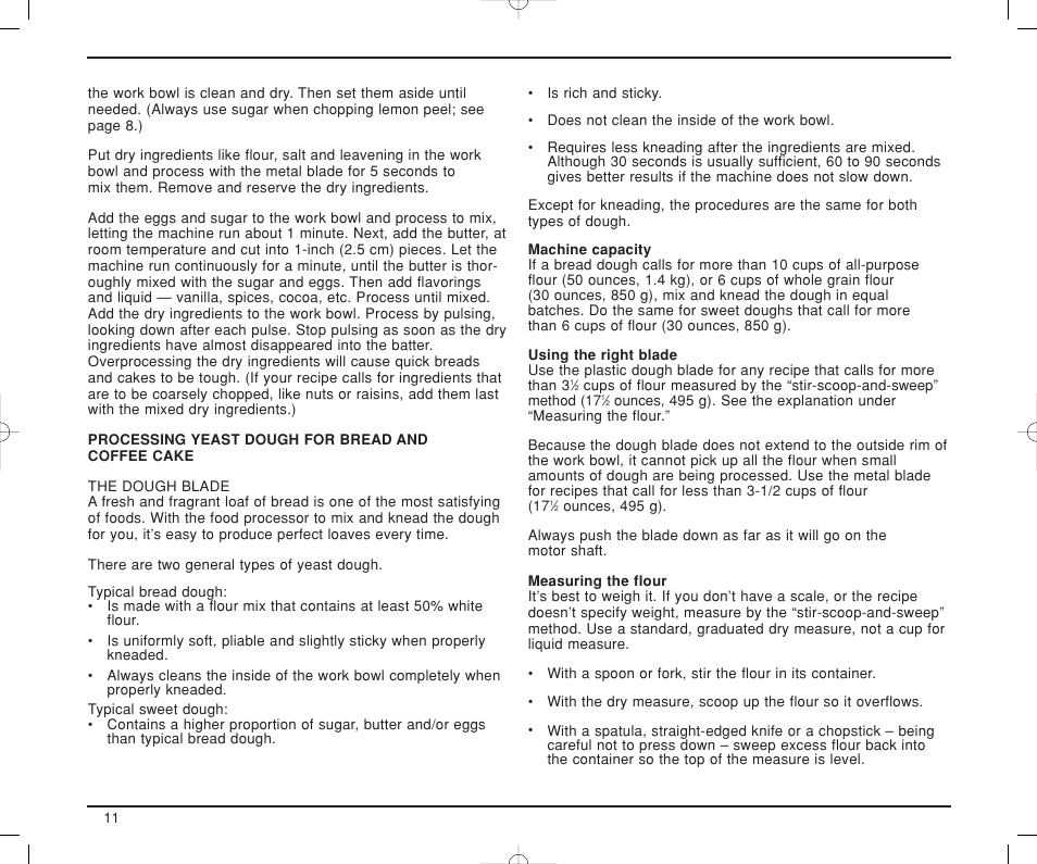 Cuisinart DLC-XP User Manual | Page 12 / 52