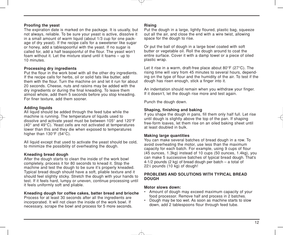 Cuisinart DLC-XP User Manual | Page 13 / 52