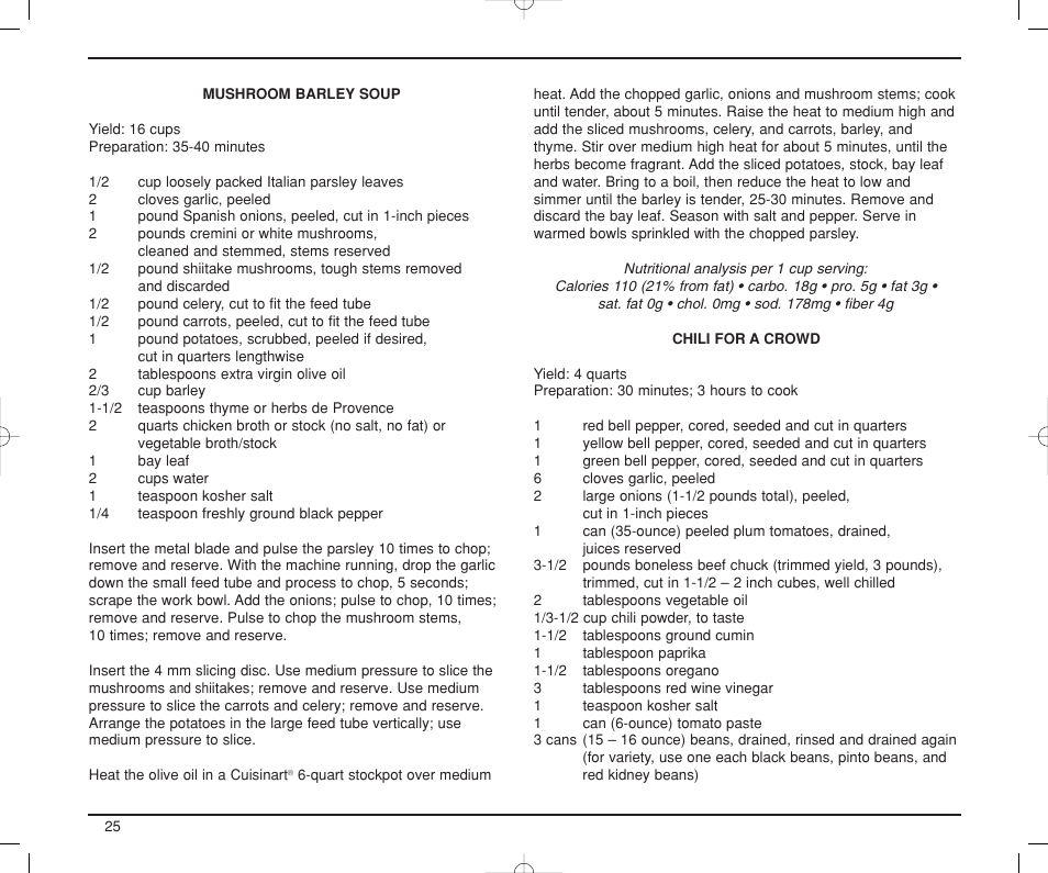 Cuisinart DLC-XP User Manual | Page 26 / 52