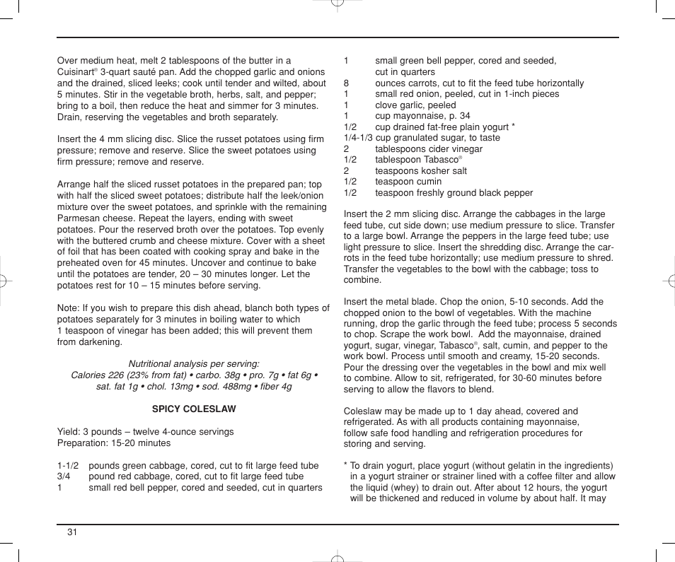 Cuisinart DLC-XP User Manual | Page 32 / 52