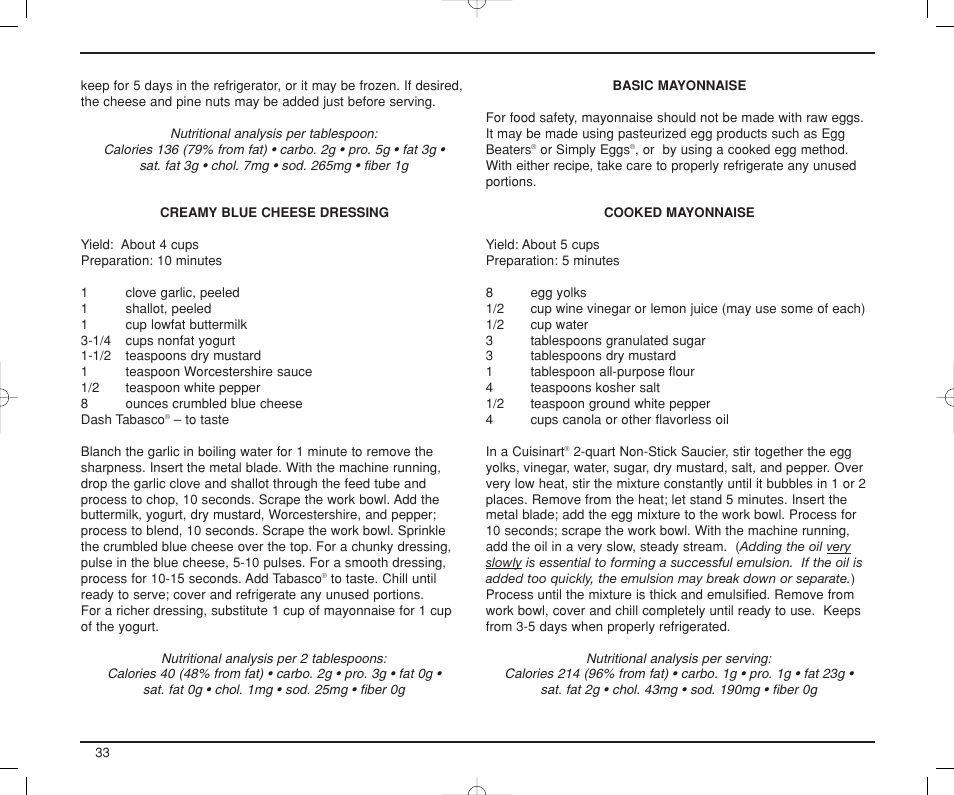 Cuisinart DLC-XP User Manual | Page 34 / 52