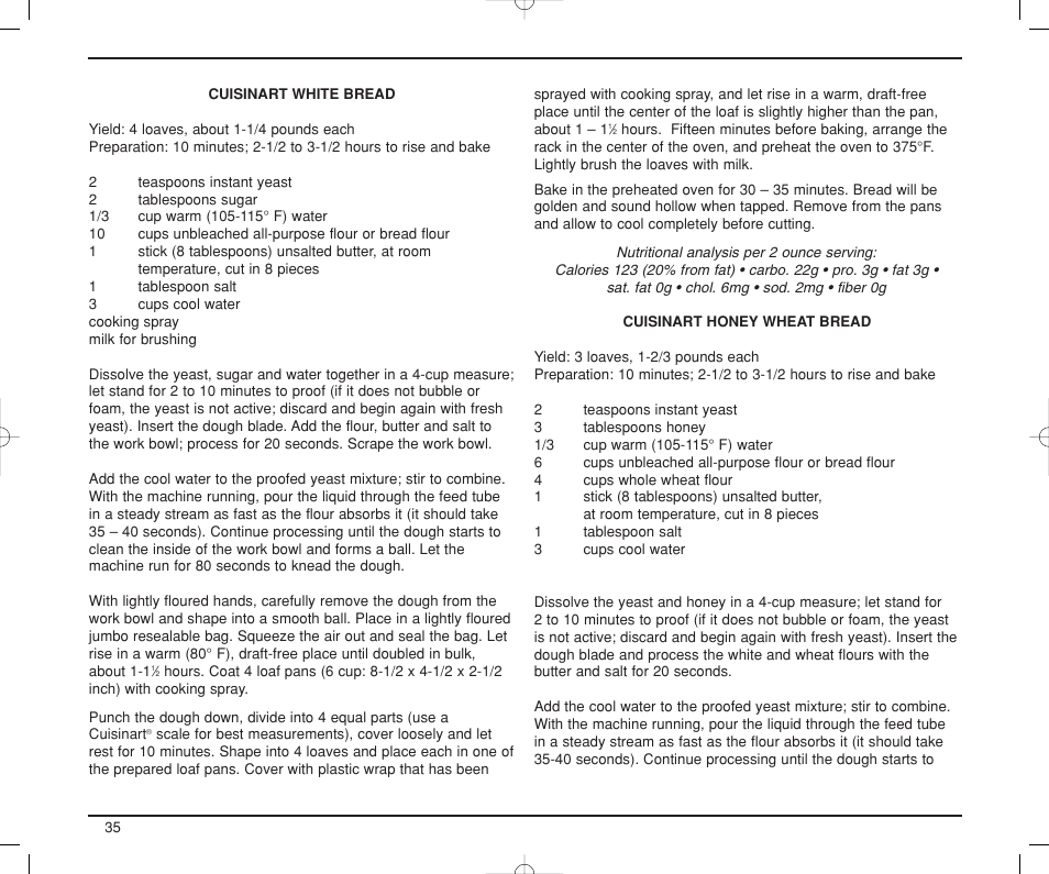 Cuisinart DLC-XP User Manual | Page 36 / 52