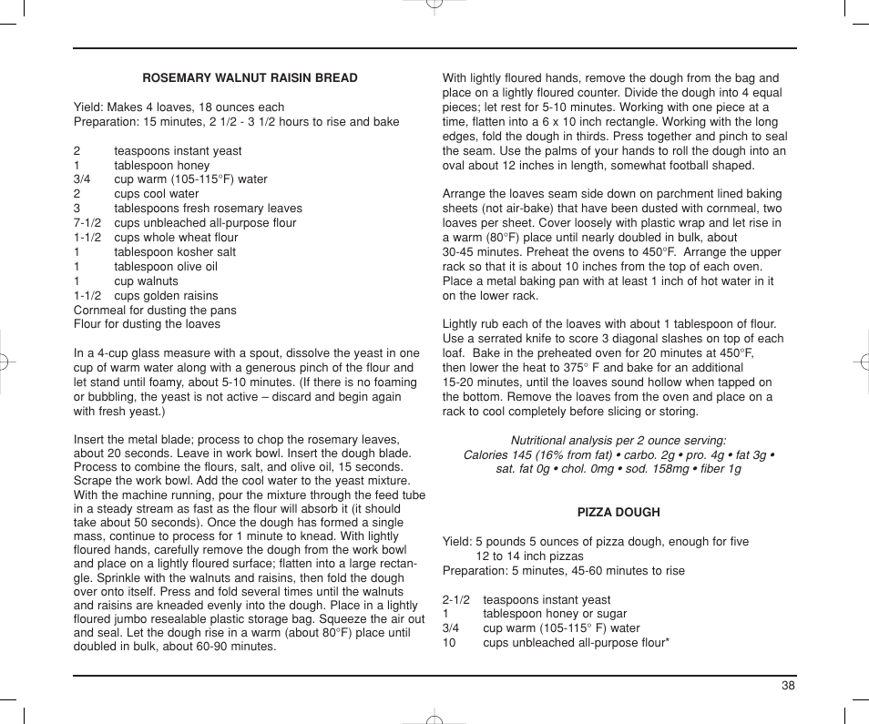 Cuisinart DLC-XP User Manual | Page 39 / 52