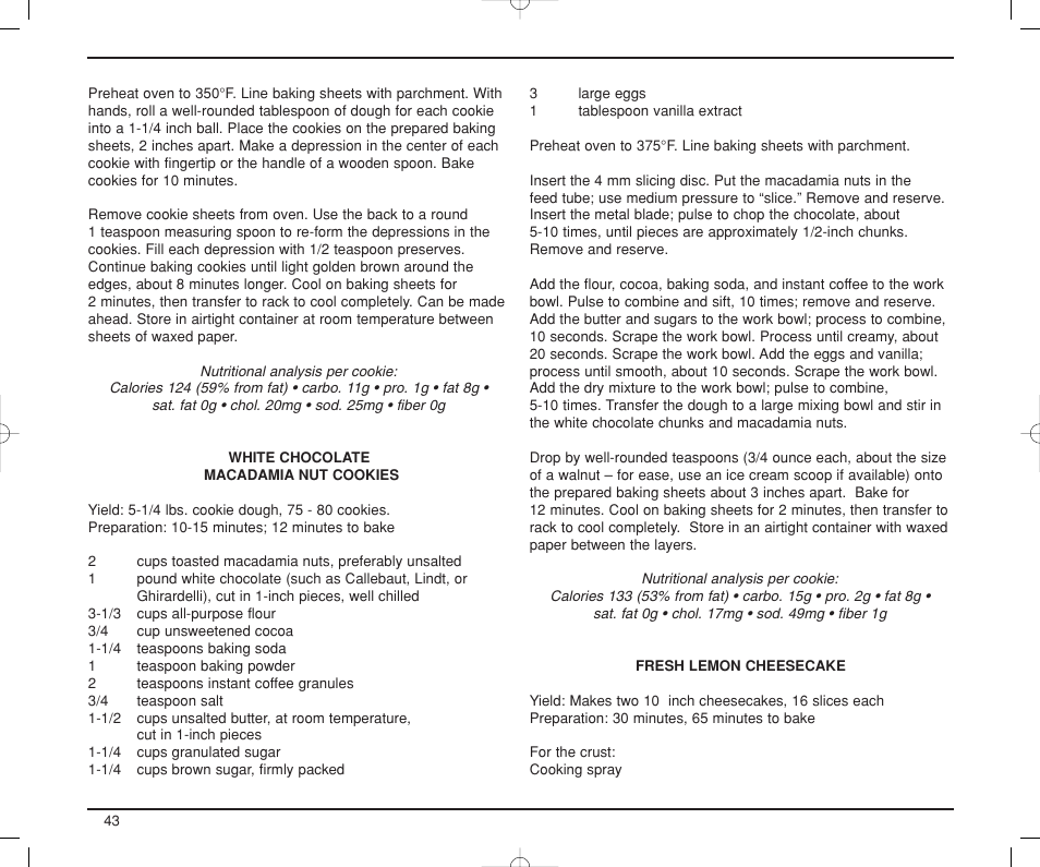 Cuisinart DLC-XP User Manual | Page 44 / 52