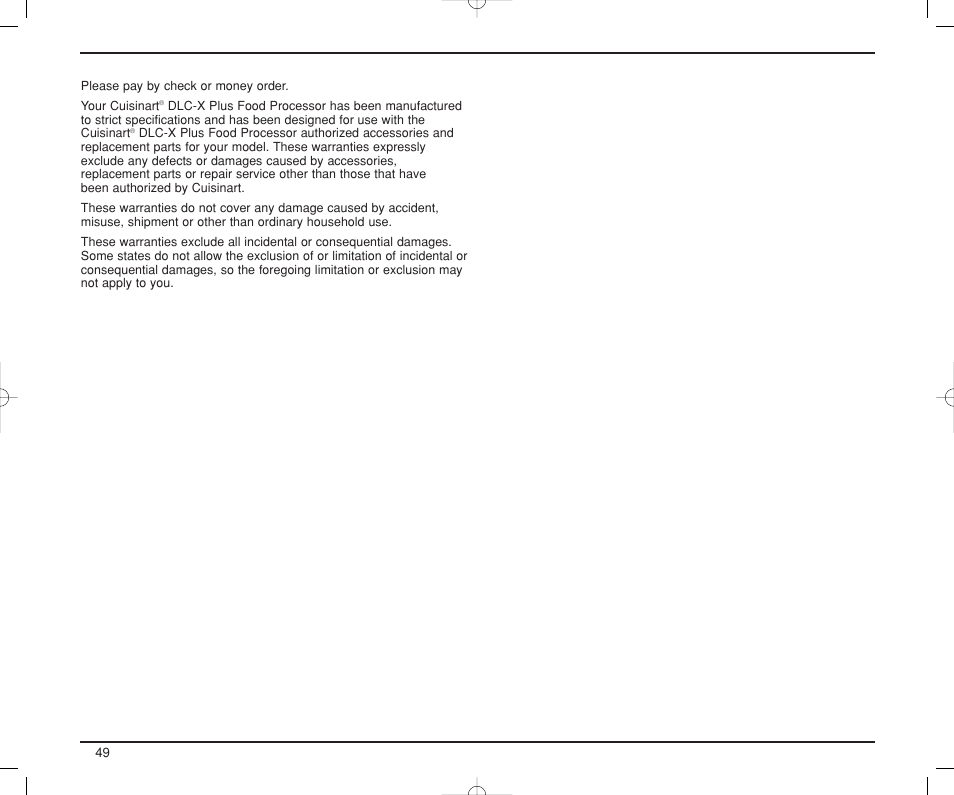 Cuisinart DLC-XP User Manual | Page 50 / 52