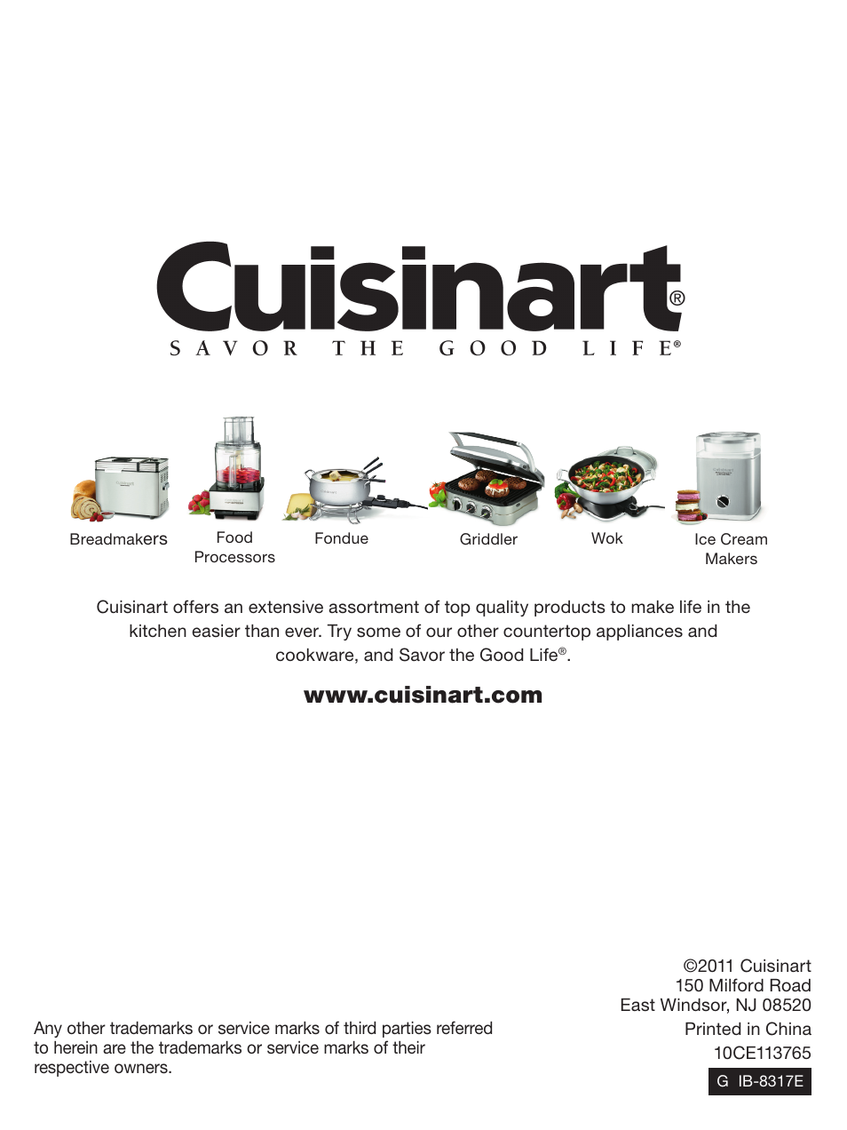 Cuisinart PRIVATE RESERVE CWC-1600 User Manual | Page 12 / 13