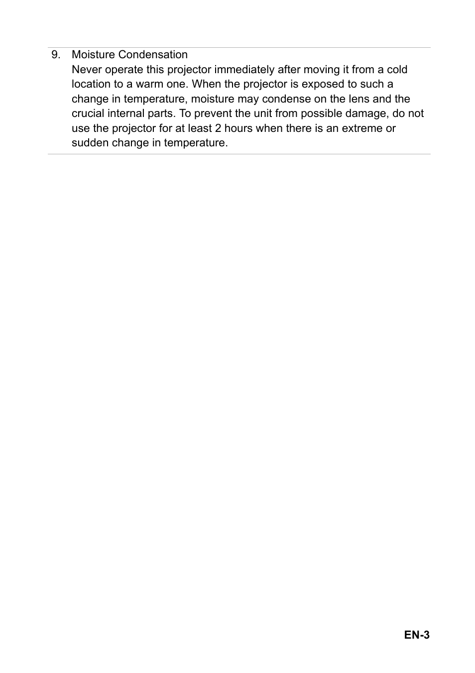 Optoma EH501 User Manual | Page 3 / 93