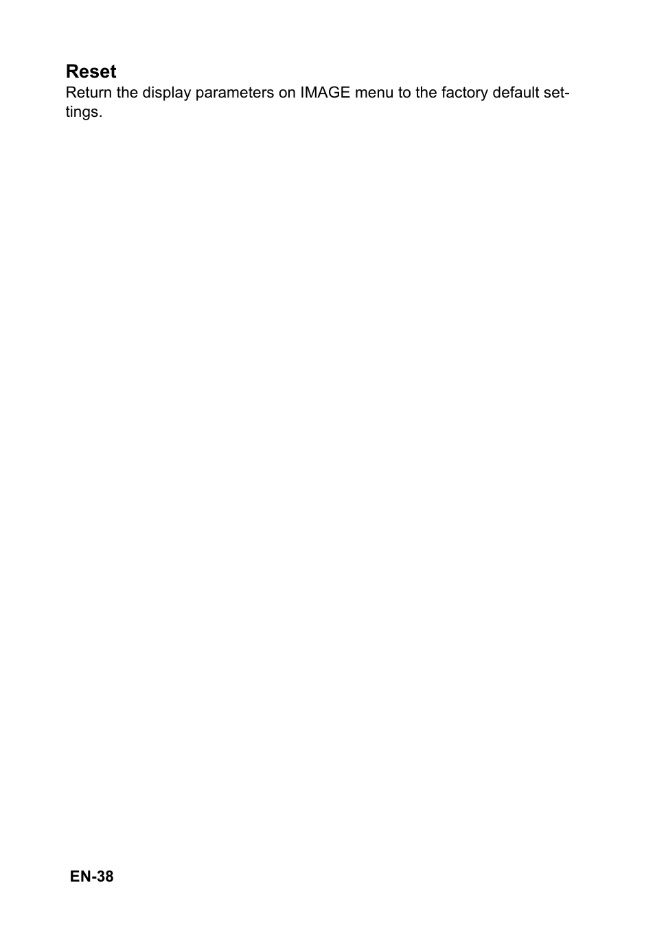 Optoma EH501 User Manual | Page 38 / 93