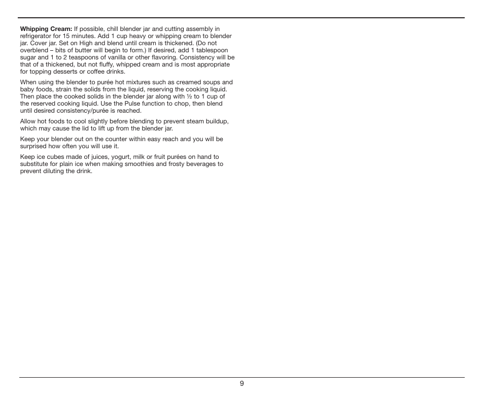 Cuisinart PowerEdge CBT-700 Series User Manual | Page 9 / 25