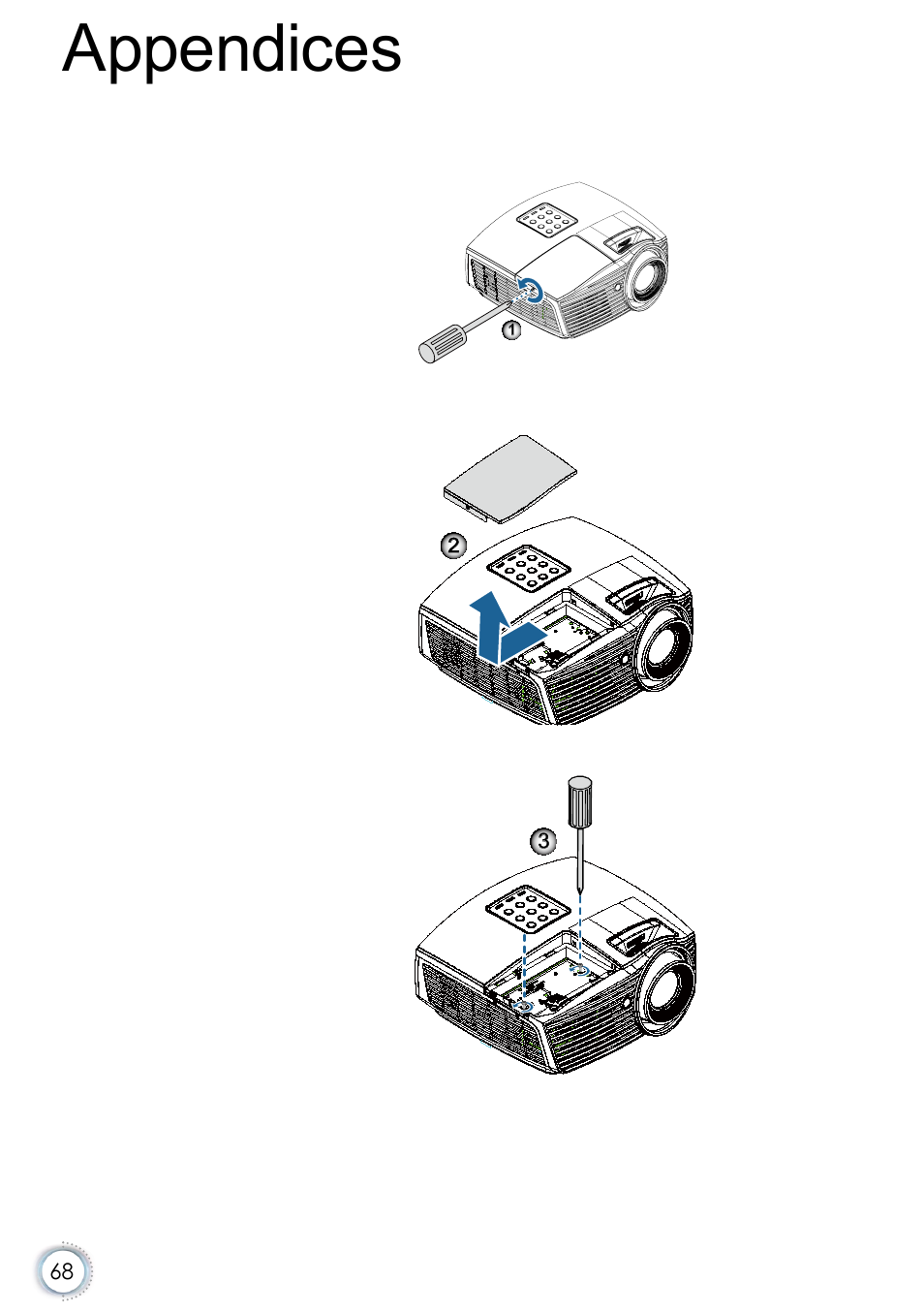 Appendices | Optoma EH415e User Manual | Page 69 / 89