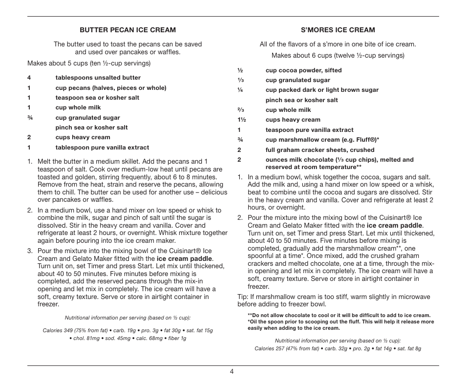 Cuisinart ICE-100 User Manual | Page 10 / 24