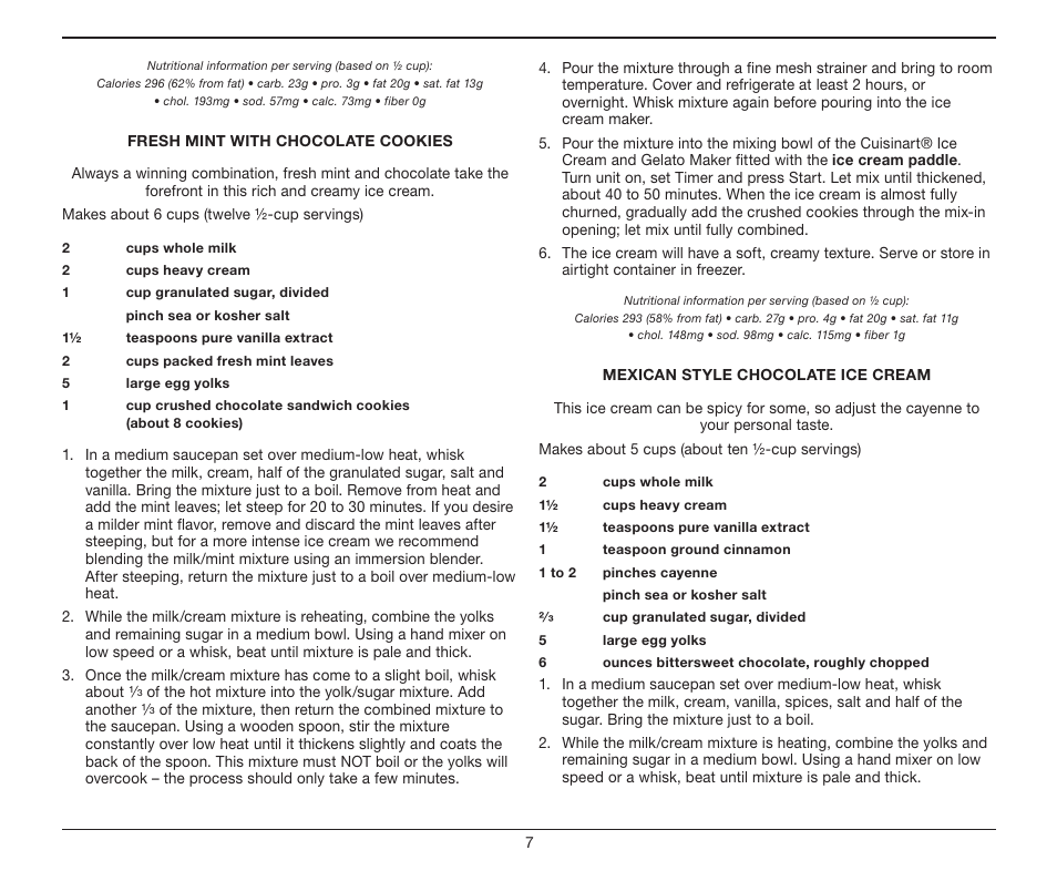 Cuisinart ICE-100 User Manual | Page 13 / 24