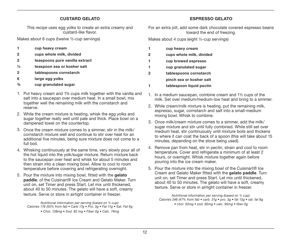 Cuisinart ICE-100 User Manual | Page 18 / 24