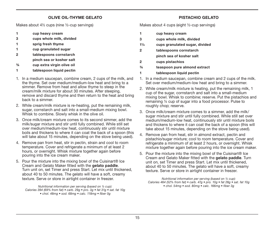 Cuisinart ICE-100 User Manual | Page 21 / 24