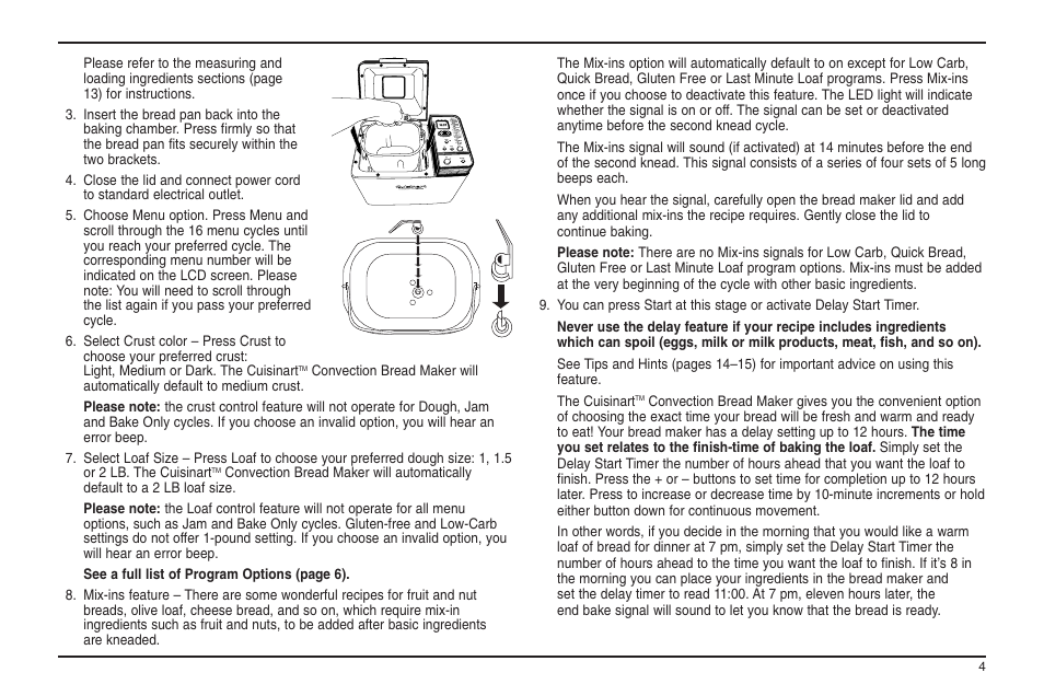 Cuisinart ELC0303IB-1/7A7 User Manual | Page 102 / 119