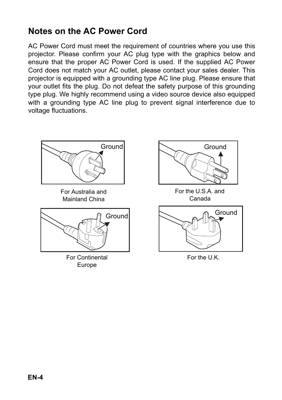 Optoma S310 User Manual | Page 4 / 70