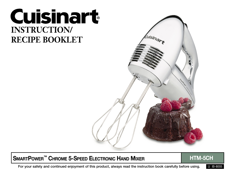 Cuisinart SmartPower HTM-5CH User Manual | 21 pages