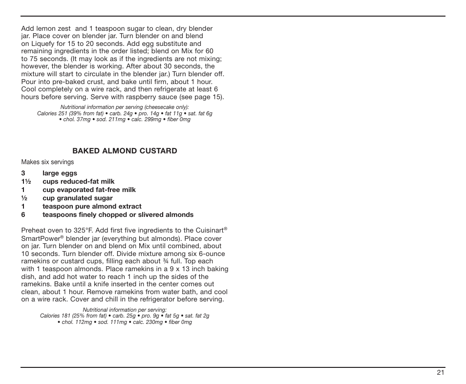 Cuisinart SPB-7CH User Manual | Page 21 / 25