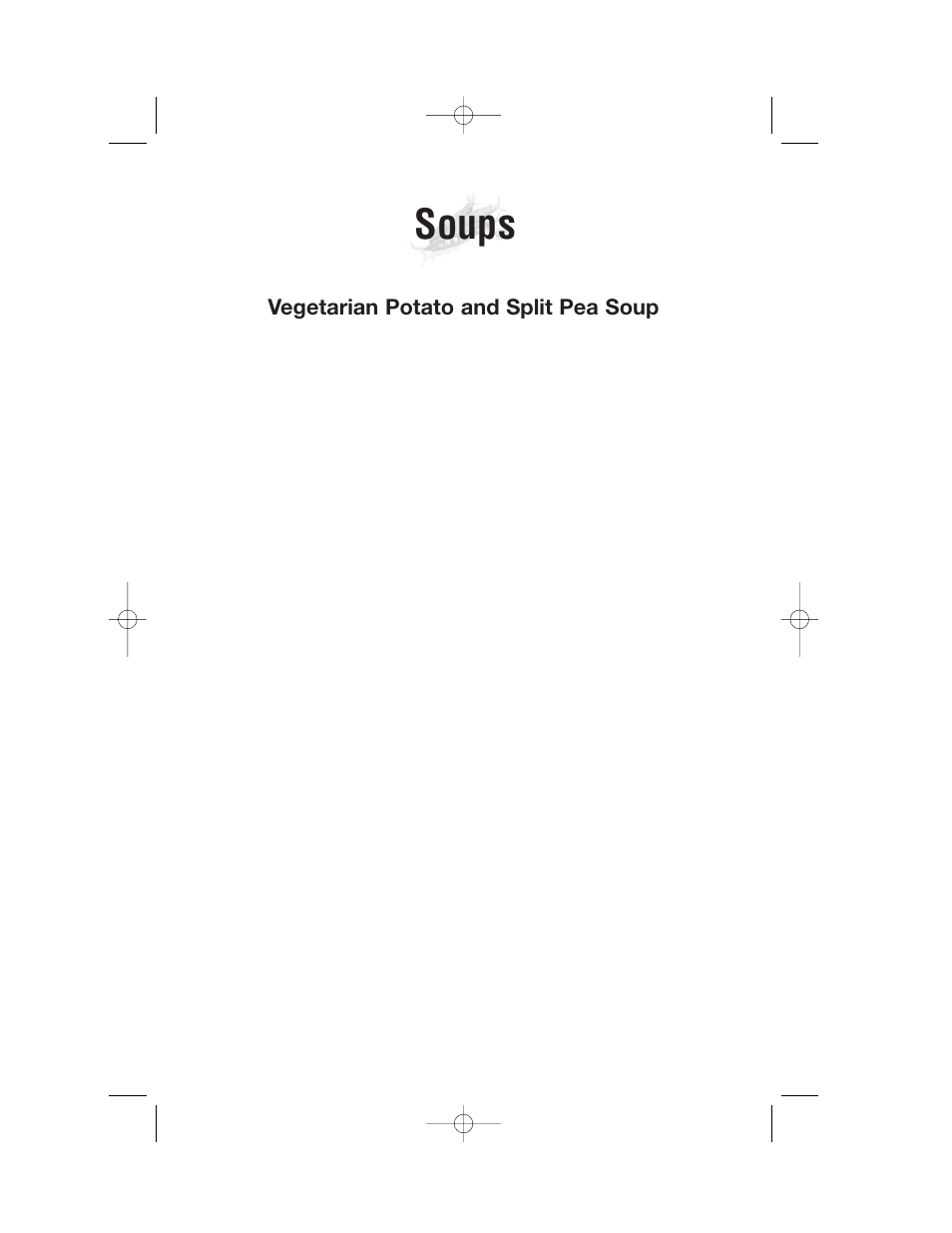 Soups, Vegetarian potato and split pea soup | Cuisinart DLC-2007 User Manual | Page 24 / 48