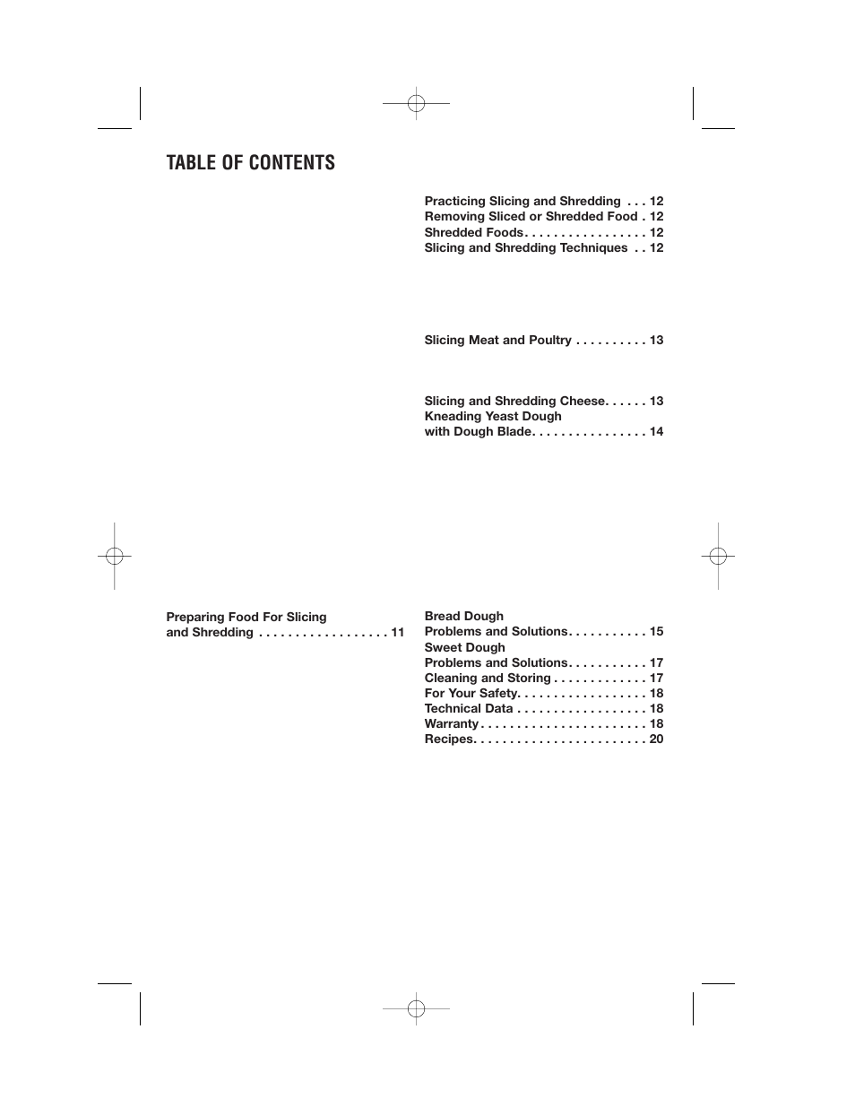 Cuisinart DLC-2007 User Manual | Page 4 / 48