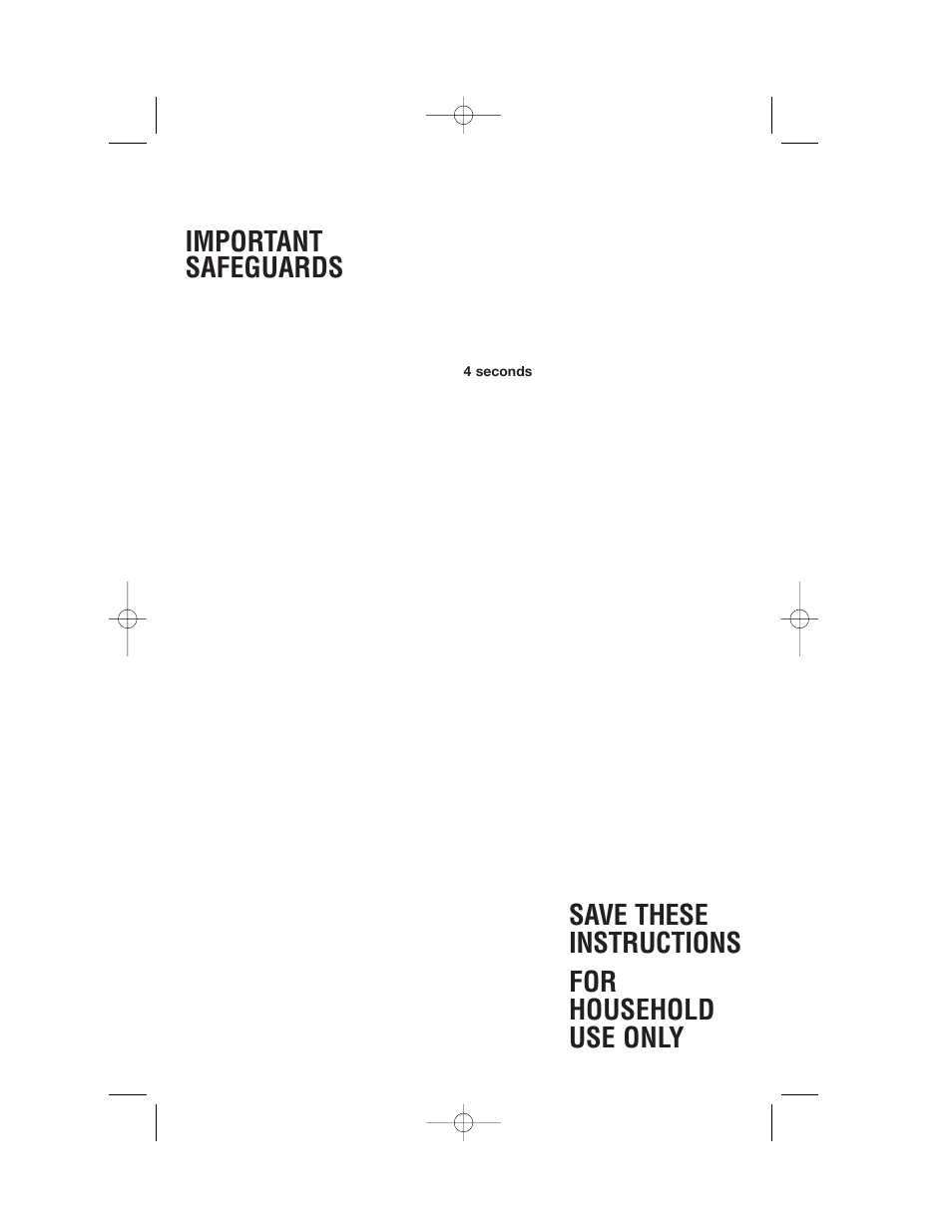 Important safeguards, Save these instructions for household use only | Cuisinart DLC-2007 User Manual | Page 5 / 48