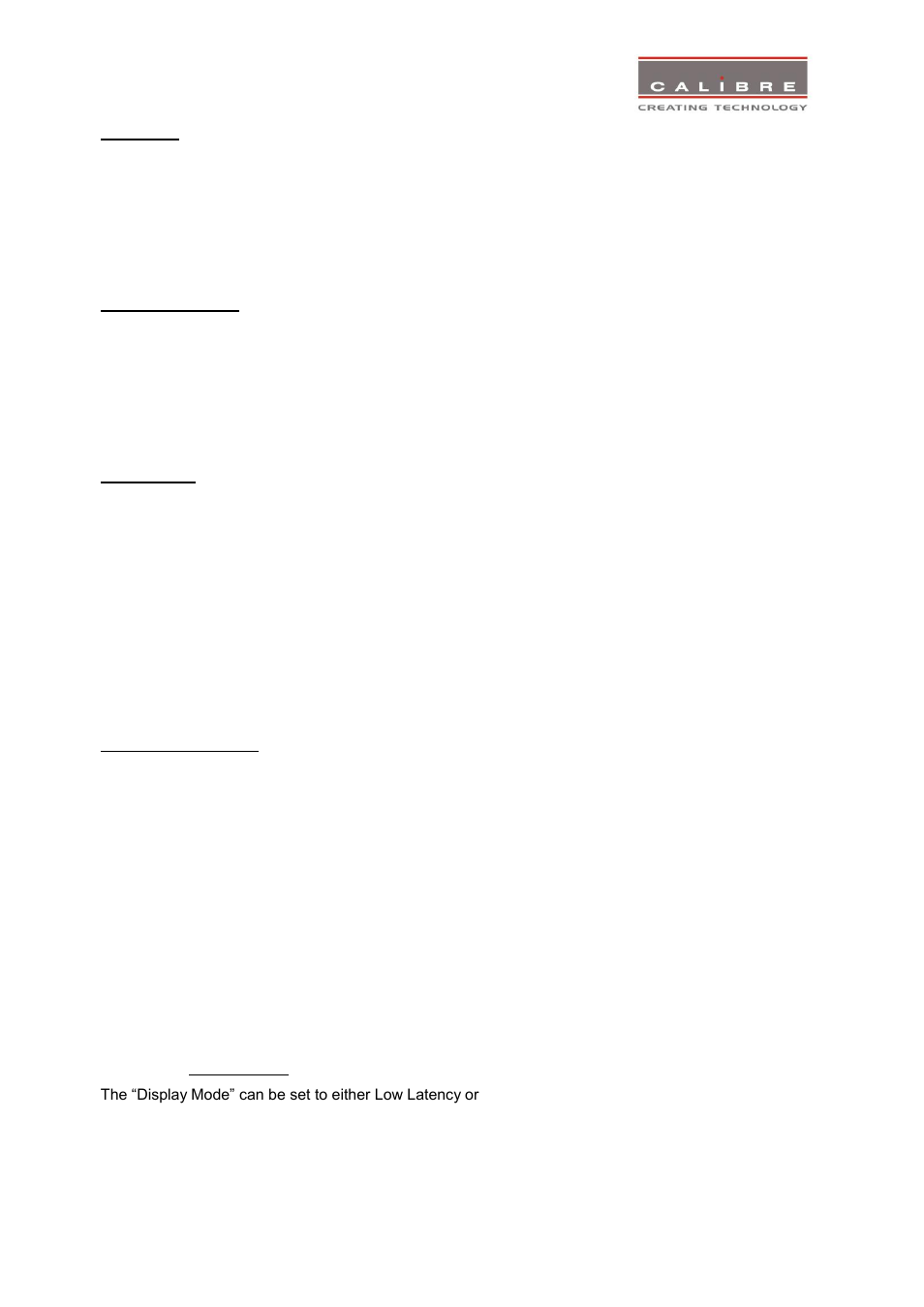 Display mode | Optoma HQView520 User Manual | Page 33 / 39