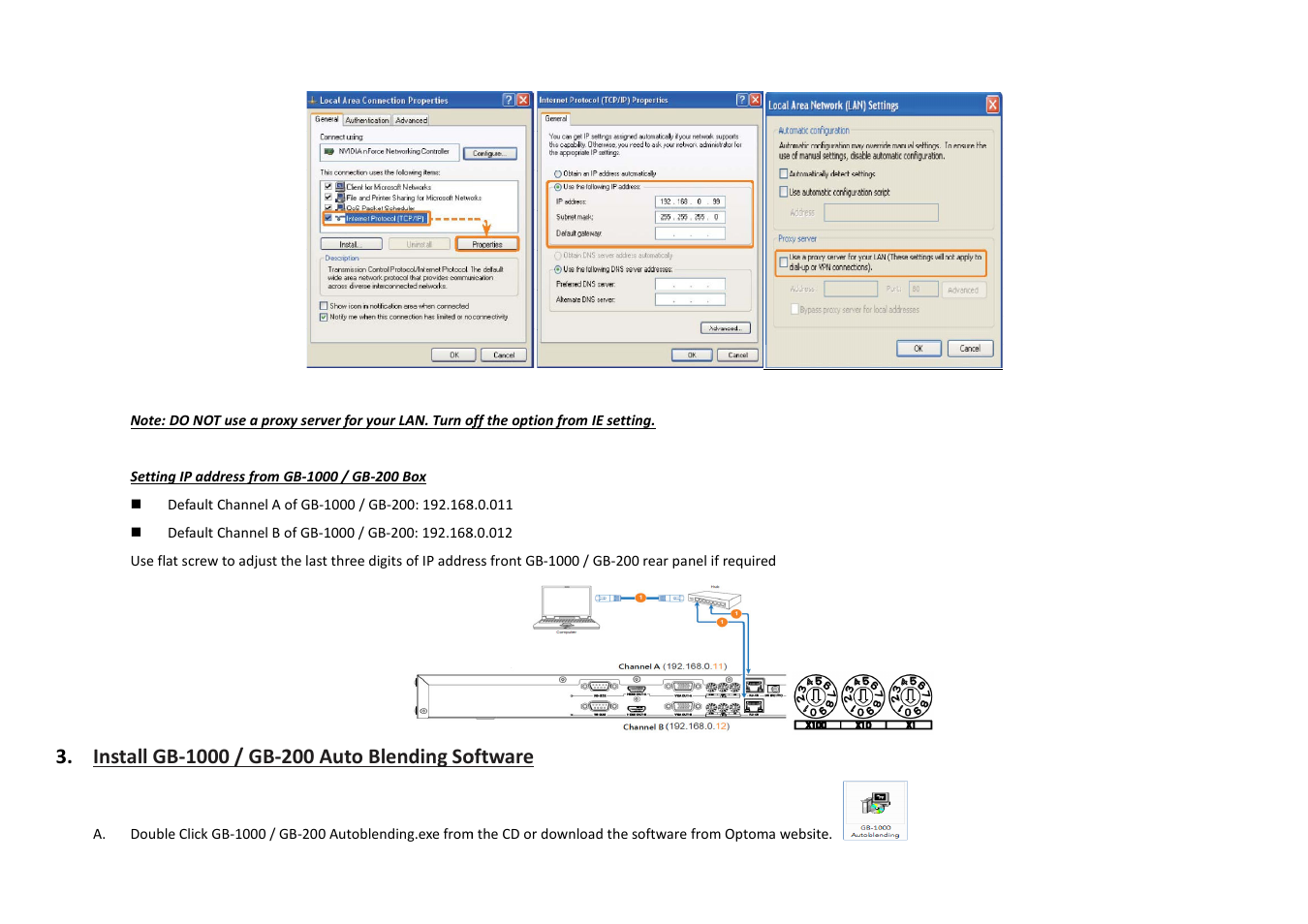 Optoma GB-200 User Manual | Page 2 / 7