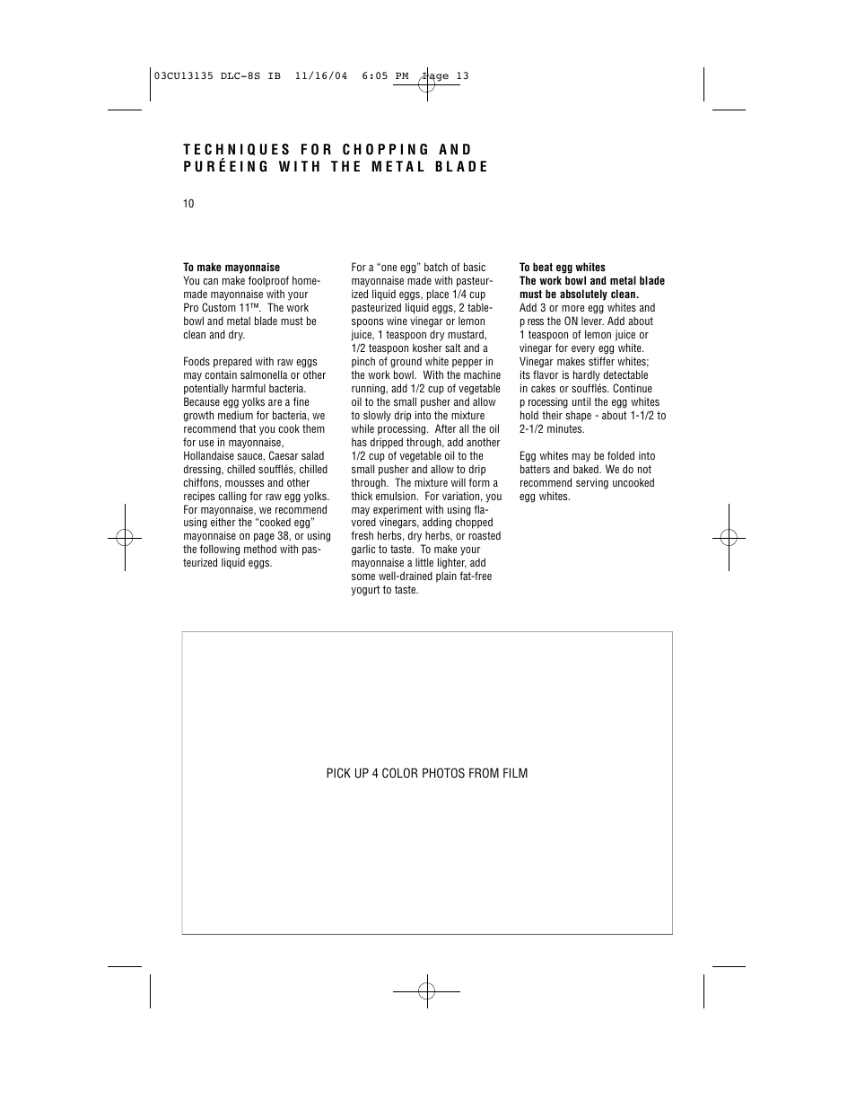 Cuisinart DLC-8S Series User Manual | Page 12 / 49