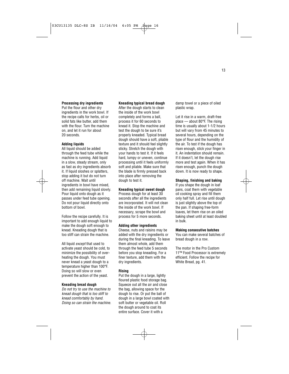 Cuisinart DLC-8S Series User Manual | Page 15 / 49