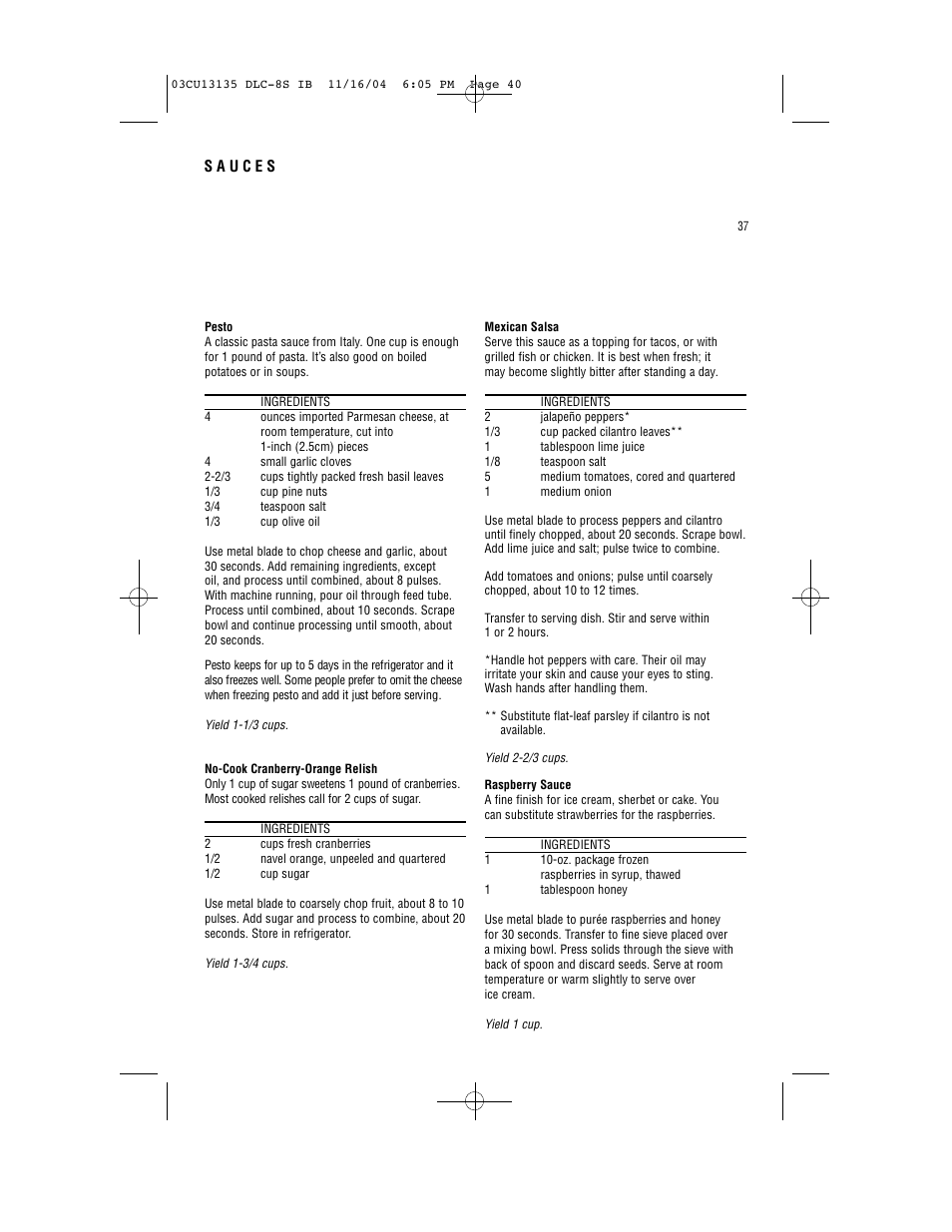 Cuisinart DLC-8S Series User Manual | Page 39 / 49