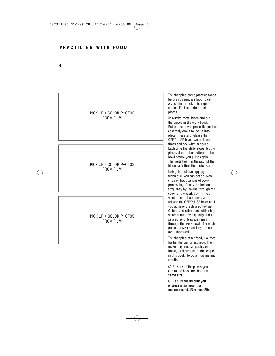 Cuisinart DLC-8S Series User Manual | Page 6 / 49