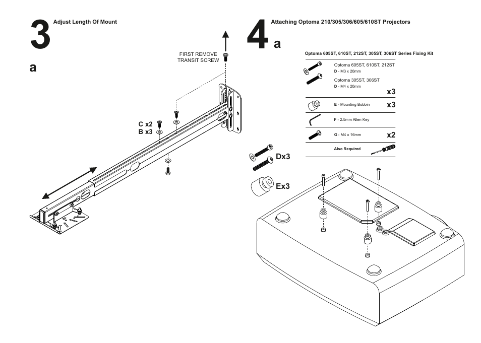 Optoma OWM855W User Manual | Page 2 / 5