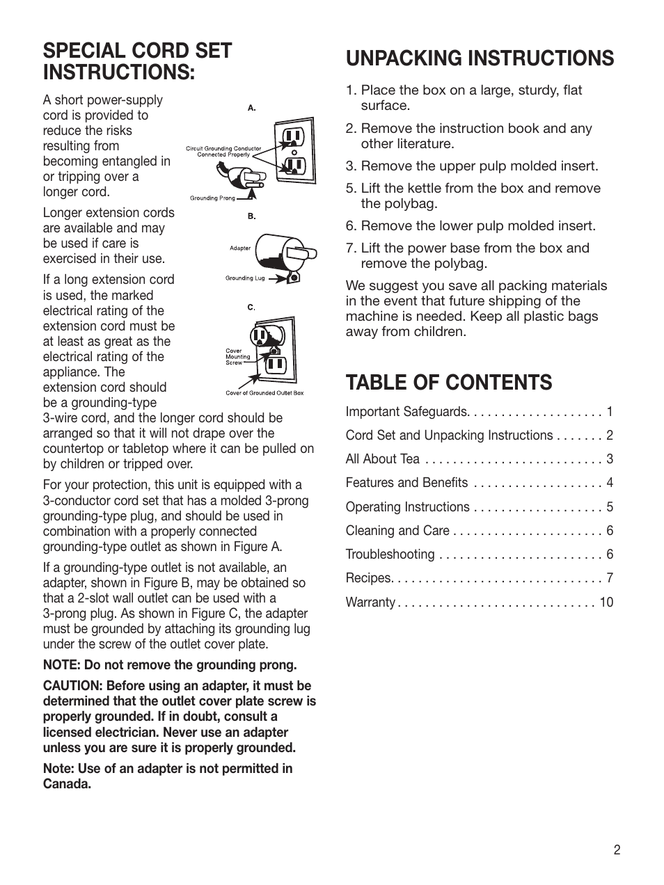 Cuisinart PerfecTemp CPK-17 User Manual | Page 3 / 13